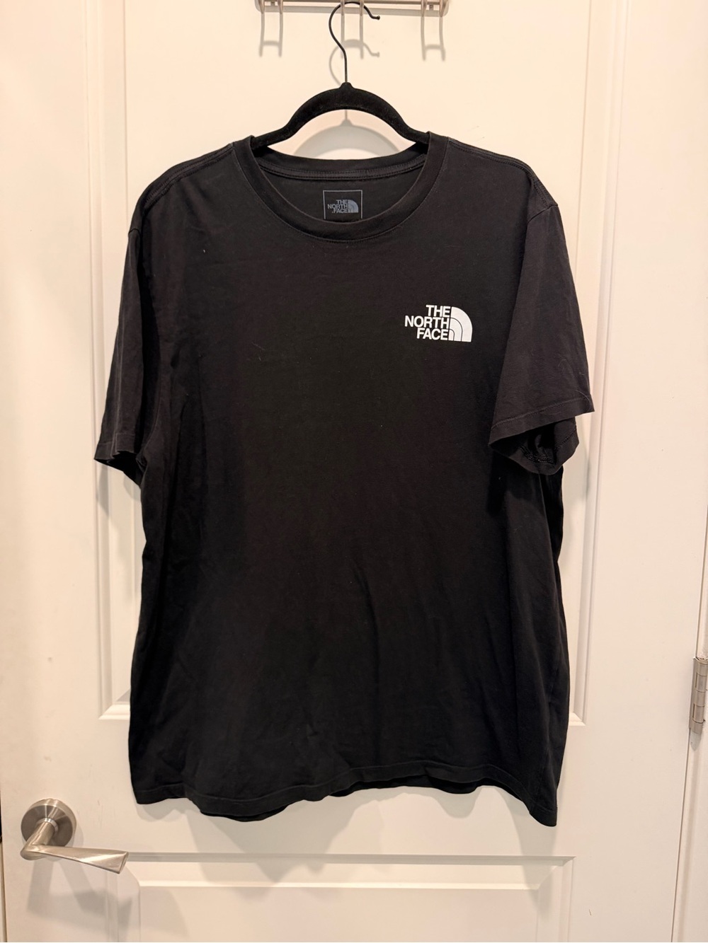 The North Face Box Logo T-Shirt Size XL Black Short Sleeve